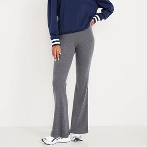 2 pair Old Navy High-Waisted Cozy Ribbed Flare Leggings